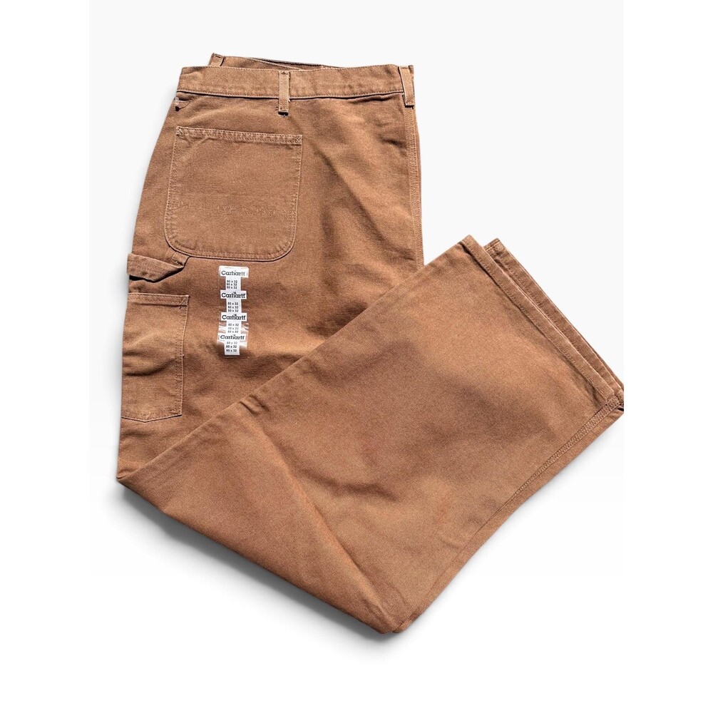 Vintage Carhartt B11 (2001) BRN Brown Canvas Carpenter Pants 50x32